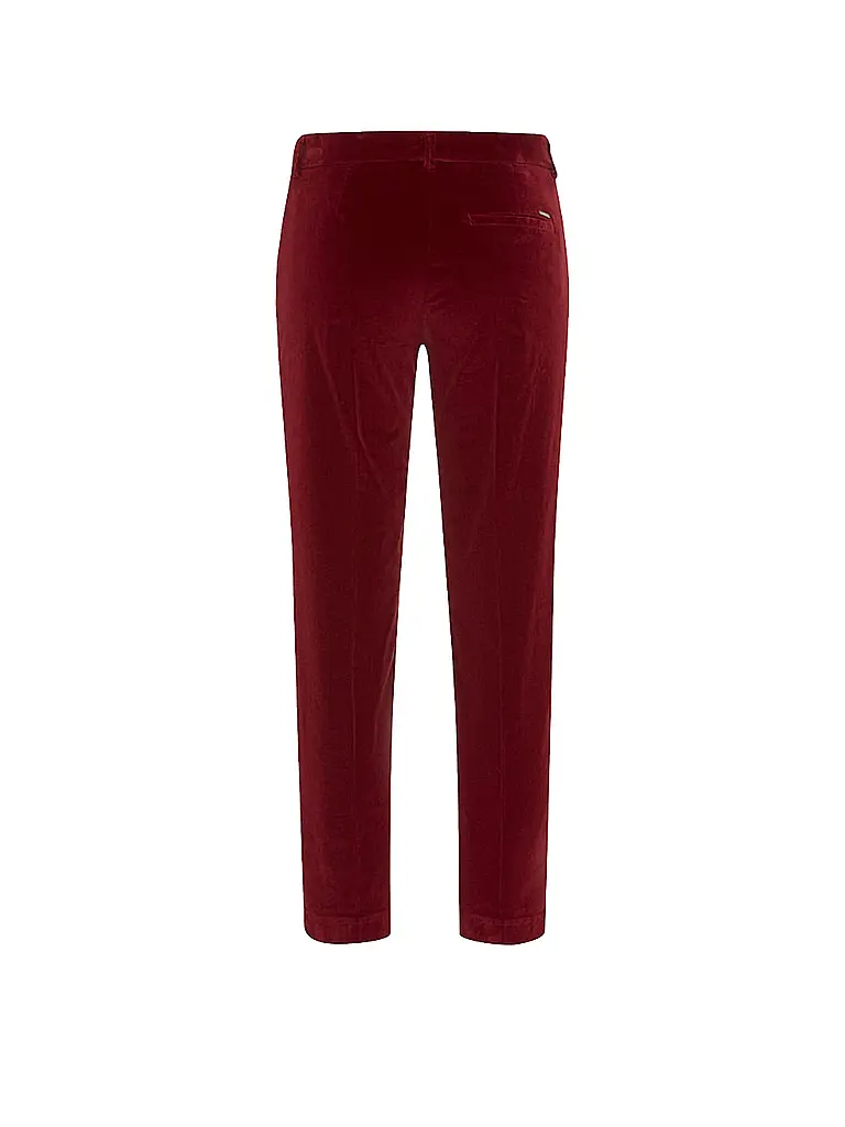 BRAX | Chino 7/8 MARON S | dunkelrot
