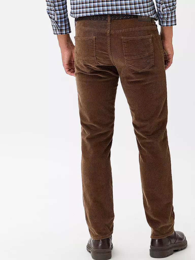 BRAX | Cordhose Slim Fit CADIZ | braun