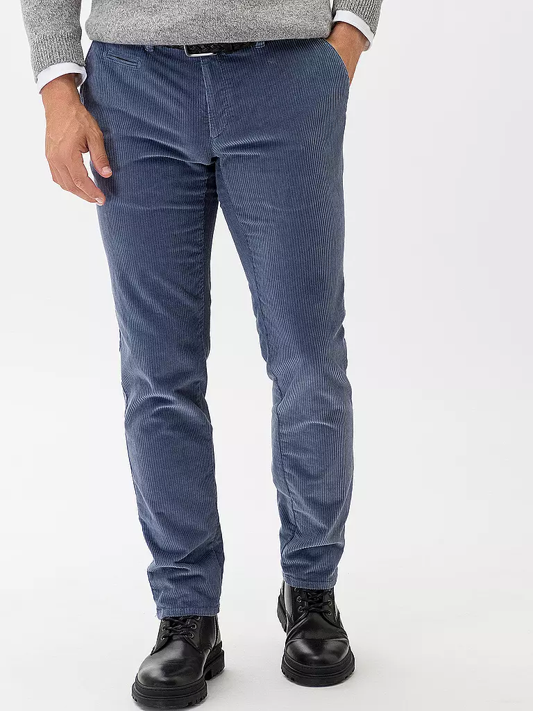 BRAX | Cordhose Slim Fit FABIO | grau