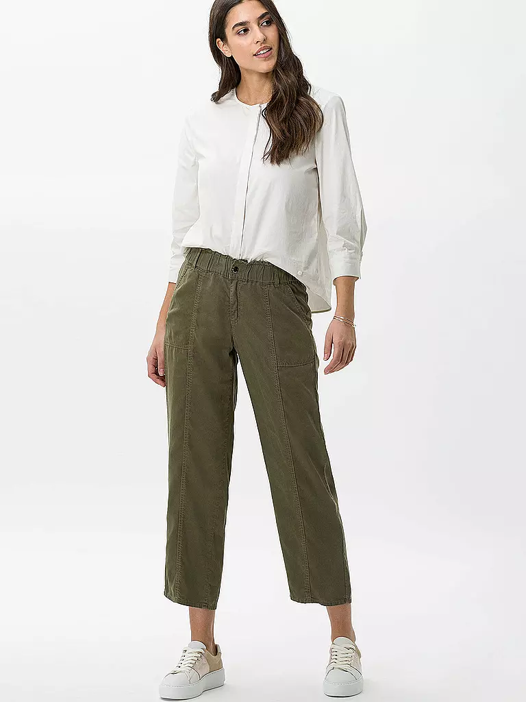 BRAX | Hose Relaxed Fit MAINE S | olive