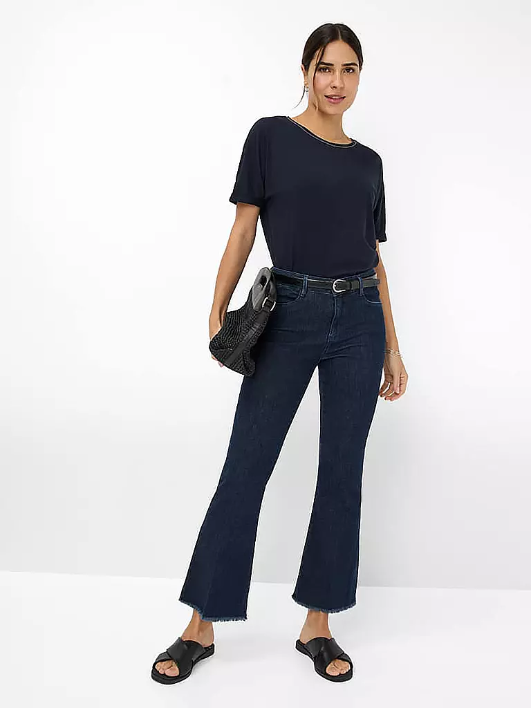 BRAX | Jeans Flared Fit 7/8 SHAKIRA S  | dunkelblau
