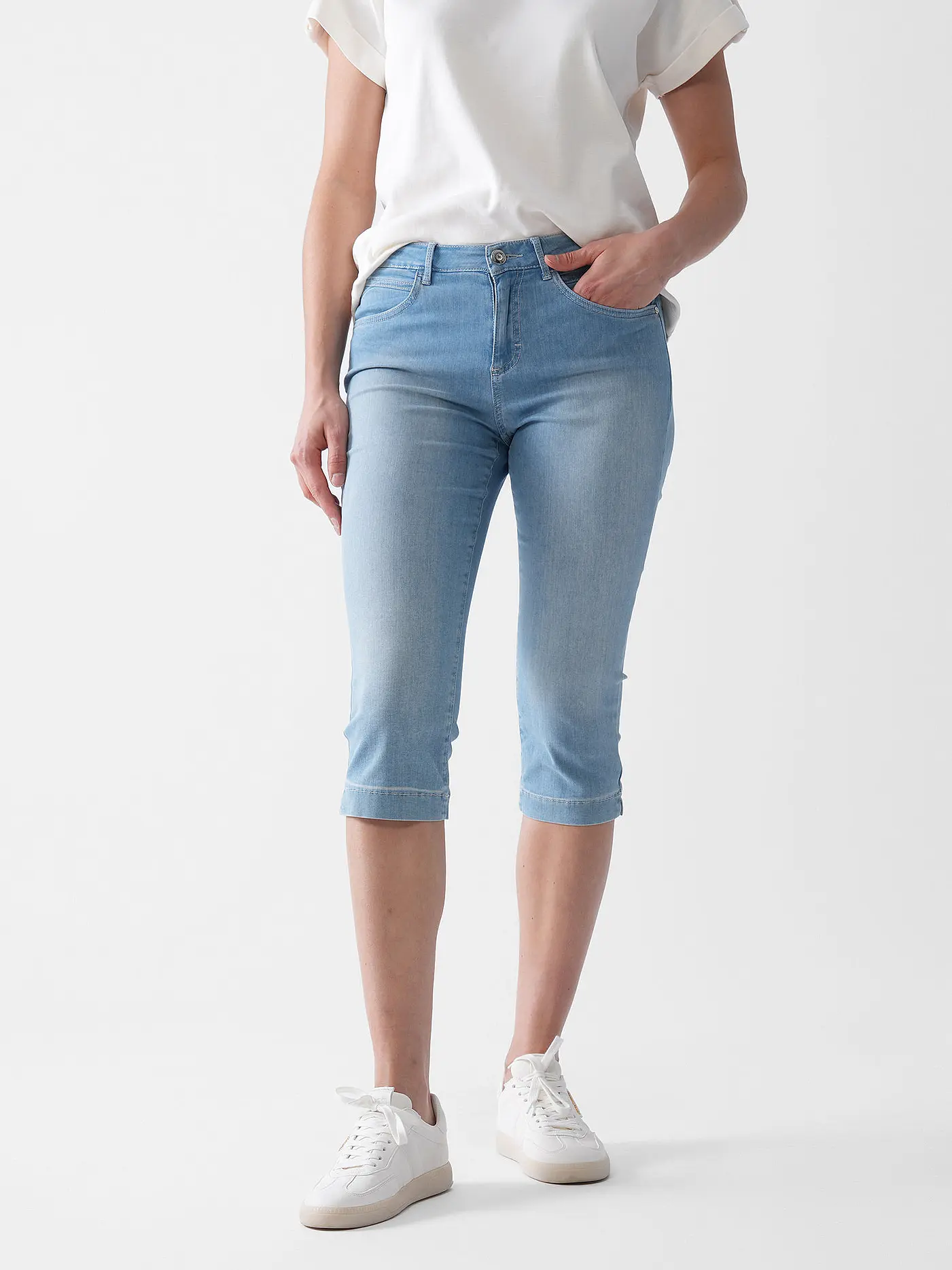 BRAX | Jeans Slim Fit 3/4 SHAKIRA C | hellblau