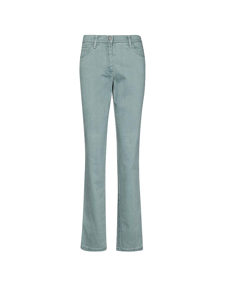 BRAX | Jeans Straight-Fit "Carola Glamour" | grün