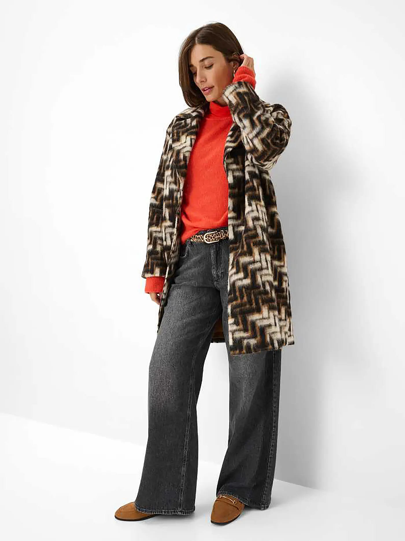 BRAX | Jeans Wide Leg MORGAN | grau