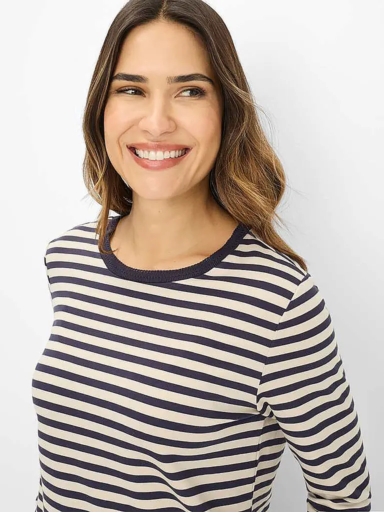 BRAX | Langarmshirt CARINA.L | Dunkelblau