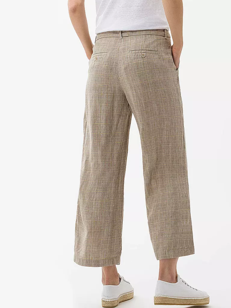 BRAX | Leinen Culotte "Maine S" | beige