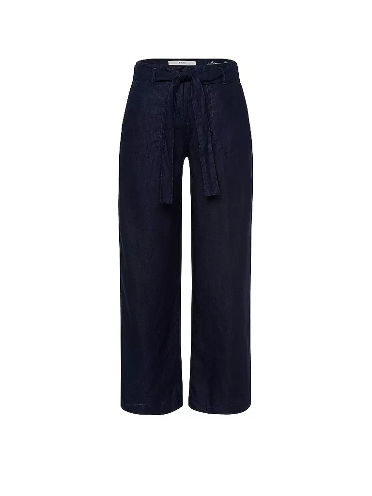 BRAX | Leinen Culotte MAINE S | blau