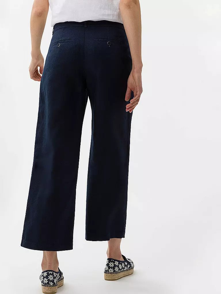 BRAX | Leinen Culotte MAINE S | blau