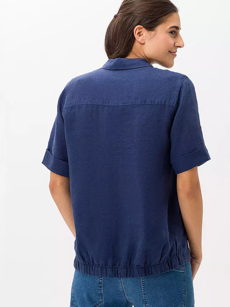 BRAX | Leinenbluse VIO | blau