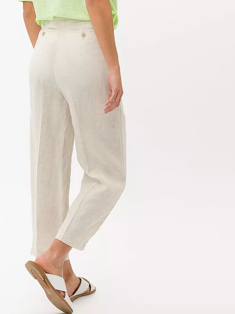 BRAX | Leinenculotte MAINE S | creme