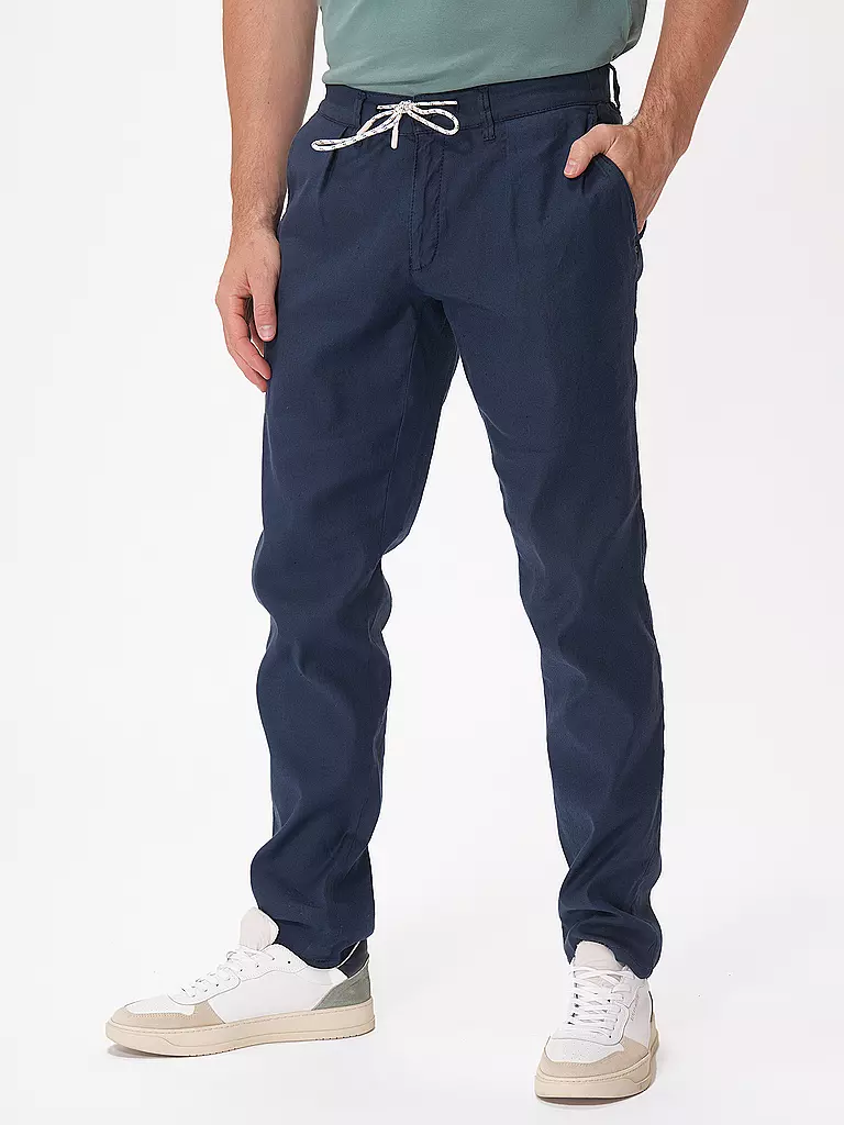 BRAX | Leinenhose Modern Fit FABIO K | dunkelblau
