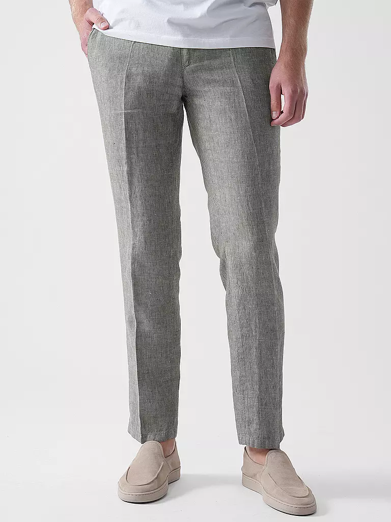BRAX | Leinenhose Modern Fit FELIX LC | olive