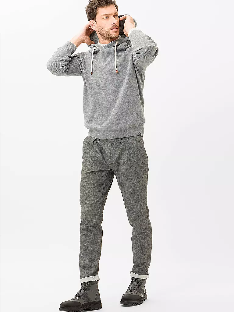 BRAX | Pullover - Hoodie SID | grau