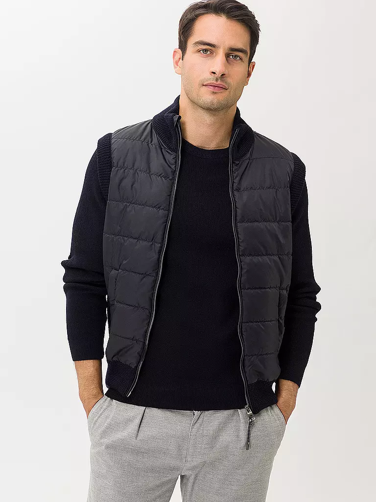 BRAX | Steppgilet WYATT | blau