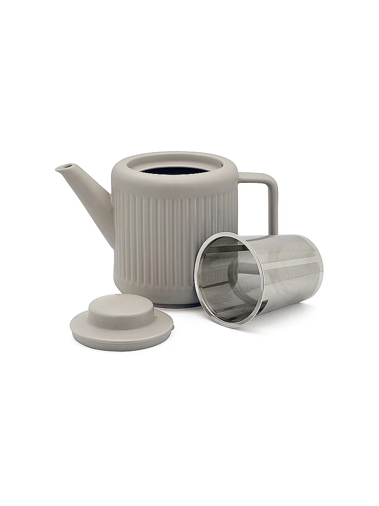 BREDEMEIJER Théière SKAGEN 1,2l Grès Gris clair gris clair