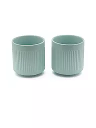 BREDEMEIJER | Teebecher SKAGEN 2er Set 0,3l Steingut Hellblau | hellblau