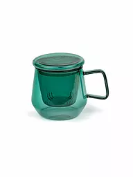 BREDEMEIJER | Teekanne TEA FOR ONE LIVORNO 0,35l Glas Amber | grün