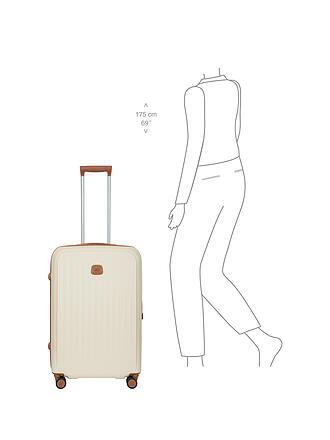 BRICS | Trolley 69cm erweiterbar TAORMINA Cream