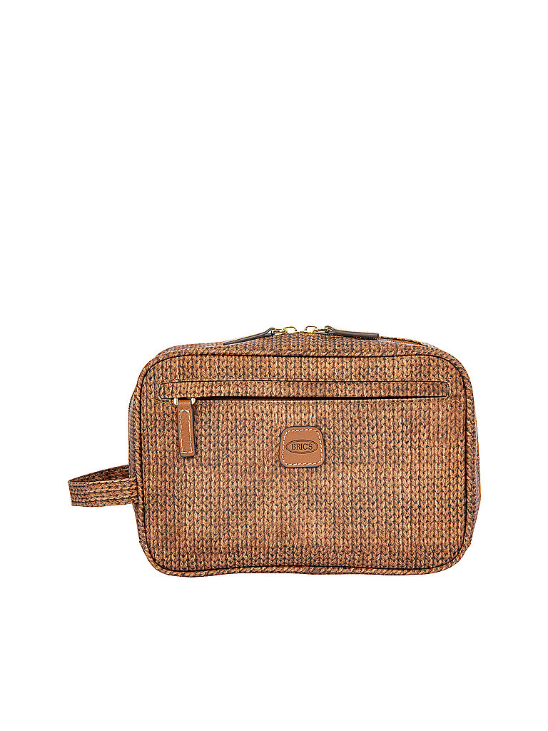 BRICS Kosmetiktasche X-Bag Wool Caramel hellbraun