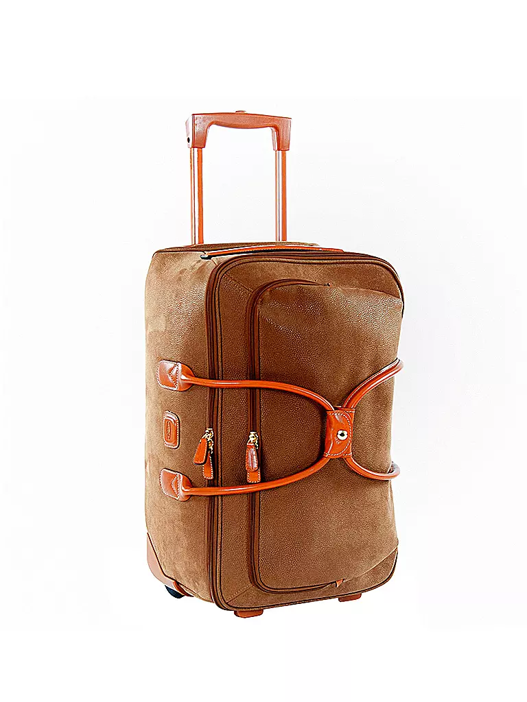 BRICS | Reisetasche mit Rollen "Life" 55cm (Camel) | camel