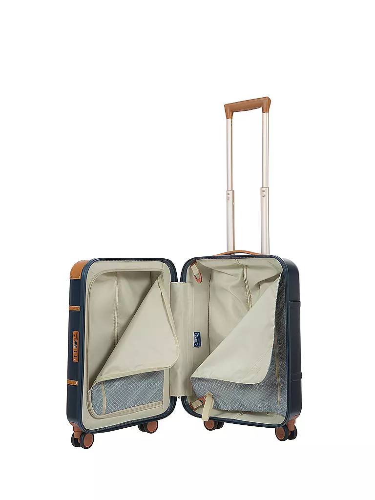 BRICS | Trolley "Bellagio" 55cm (Blau/Tabak) | blau