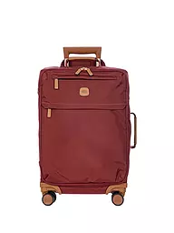 BRICS | Trolley X Travel 55cm Flowers Fiori | dunkelrot
