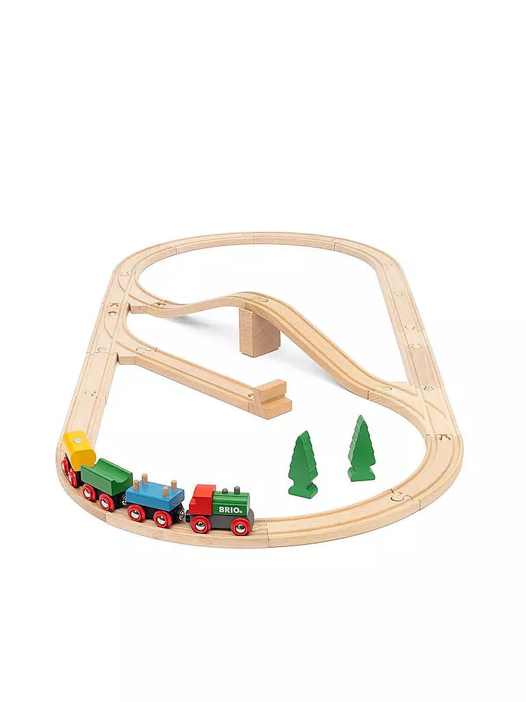 BRIO | 65 Jahre Holzeisenbahn Jubiläums-Zugset | keine Farbe