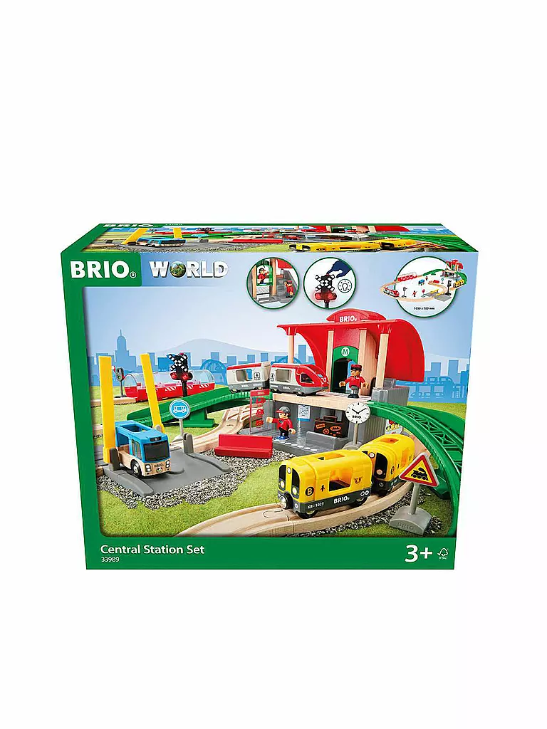 BRIO | Großes City Bahnhof Set  | keine Farbe