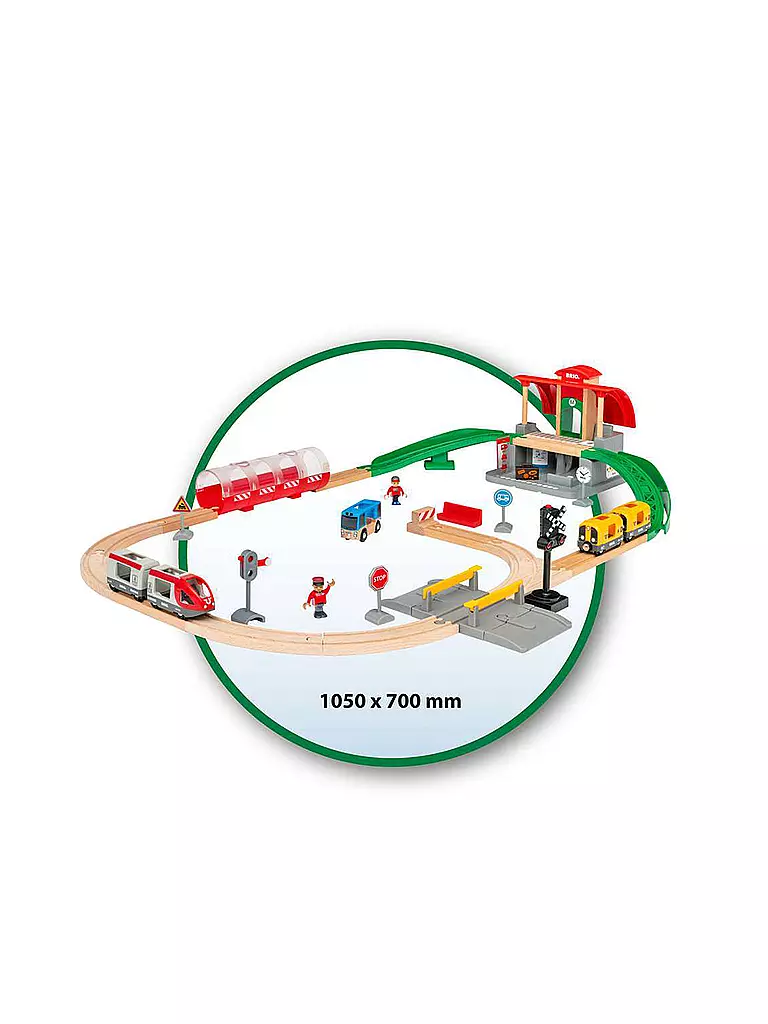 BRIO | Großes City Bahnhof Set  | keine Farbe