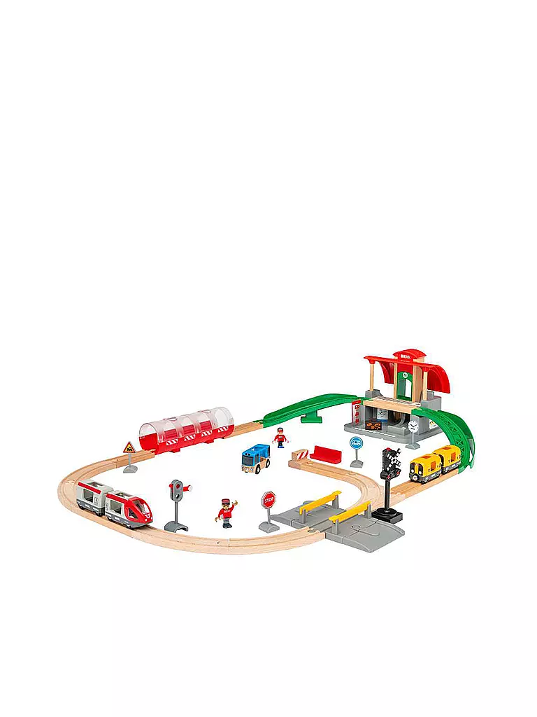 BRIO | Großes City Bahnhof Set  | keine Farbe