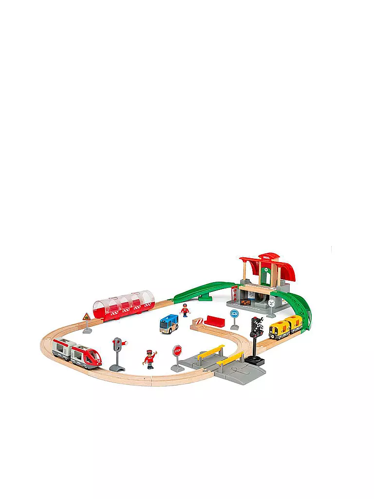 BRIO | Großes City Bahnhof Set  | keine Farbe