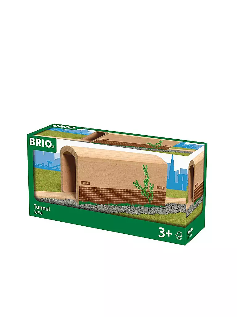 BRIO | Hoher Holz-Tunnel | keine Farbe