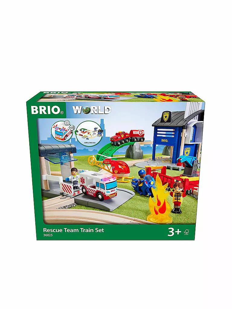 BRIO | Polizei und Feuerwehr Set Deluxe | keine Farbe