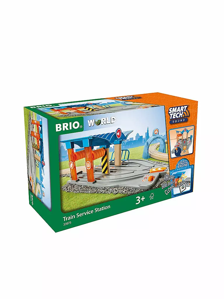 BRIO | Smart Tech Sound Waschstrasse mit Werkstatt | keine Farbe