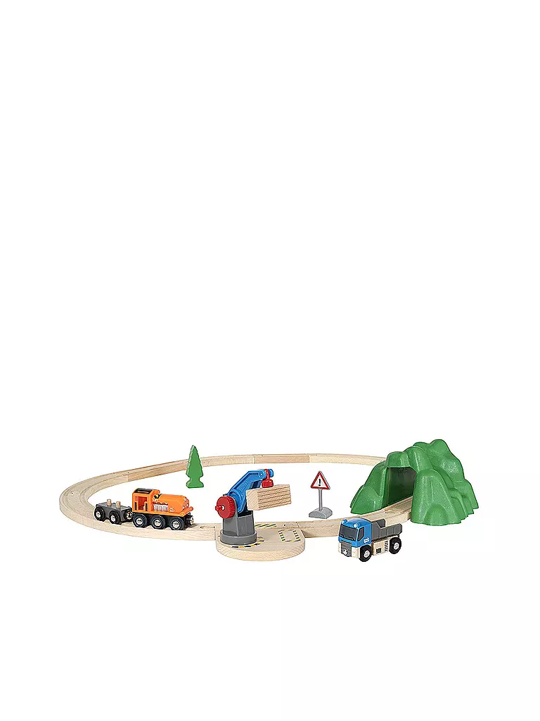 BRIO | Starterset Güterzug mit Kran 33878 | keine Farbe