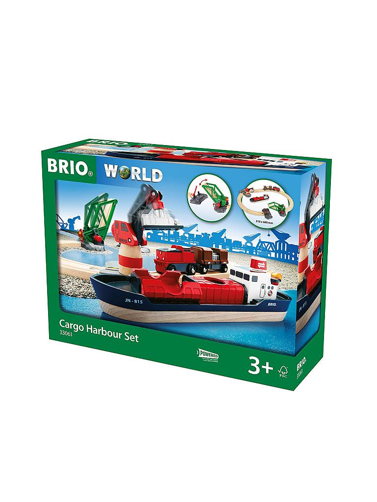 BRIO | World Container Hafen Set 16-tlg. | keine Farbe