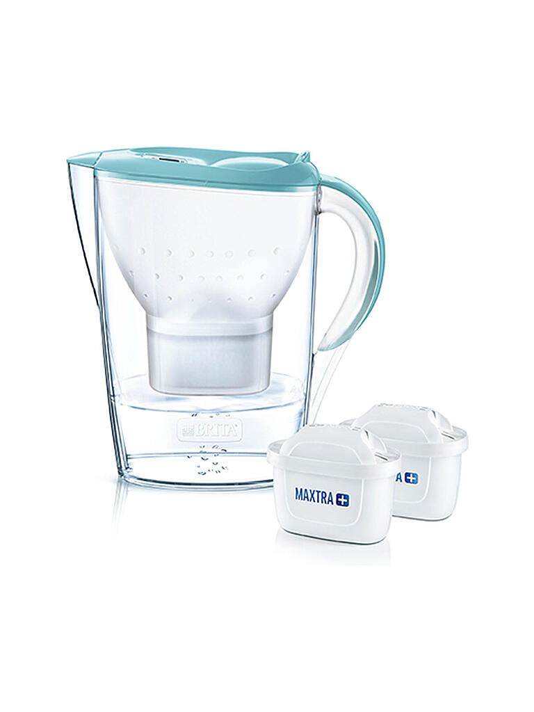 BRITA | Tischwasserfilter Marella inkl. 2 Filterkartusche (Hellblau) | blau