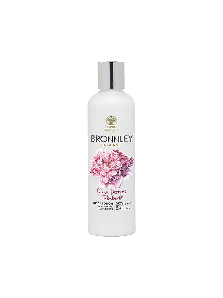 BRONNLEY | Körperlotion "Rosa Pfingstrose & Rhabarber" 250ml | keine Farbe