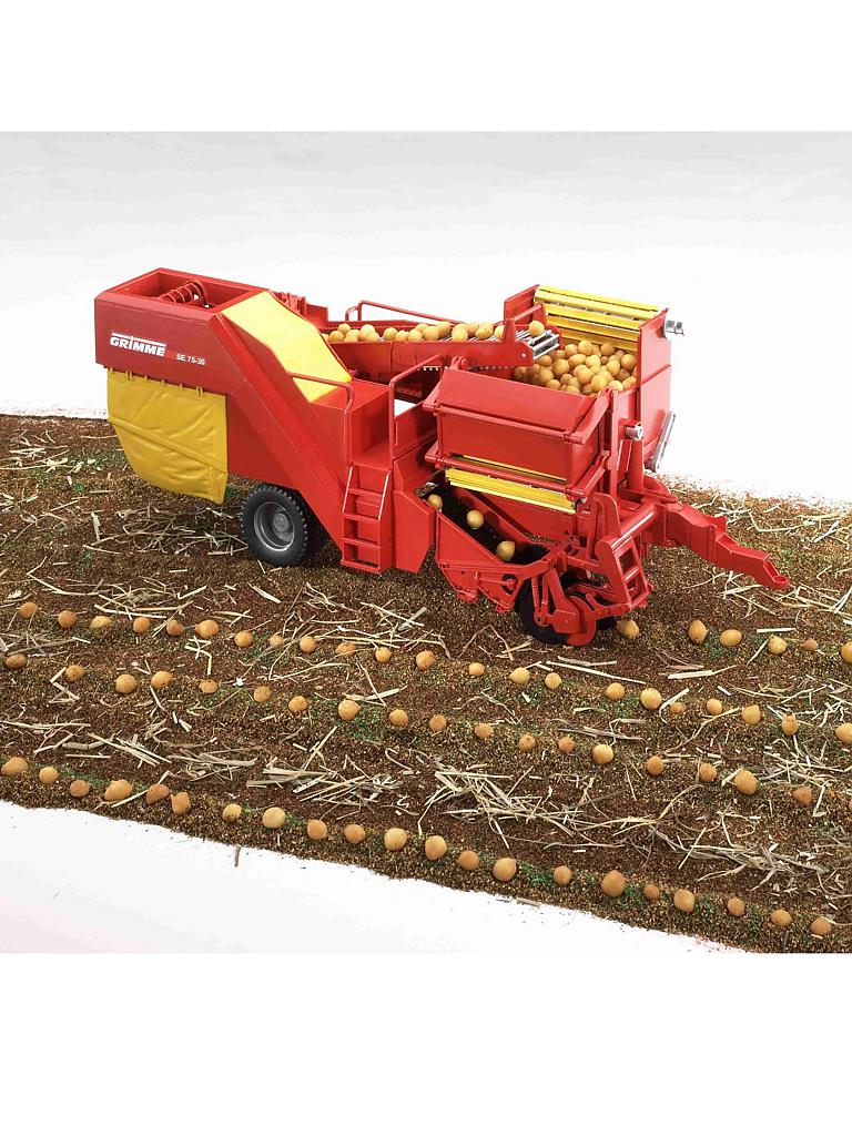 BRUDER | Grimme SE 75-30 Kartoffelvollernter mit 80 Kartoffelimitaten  | keine Farbe