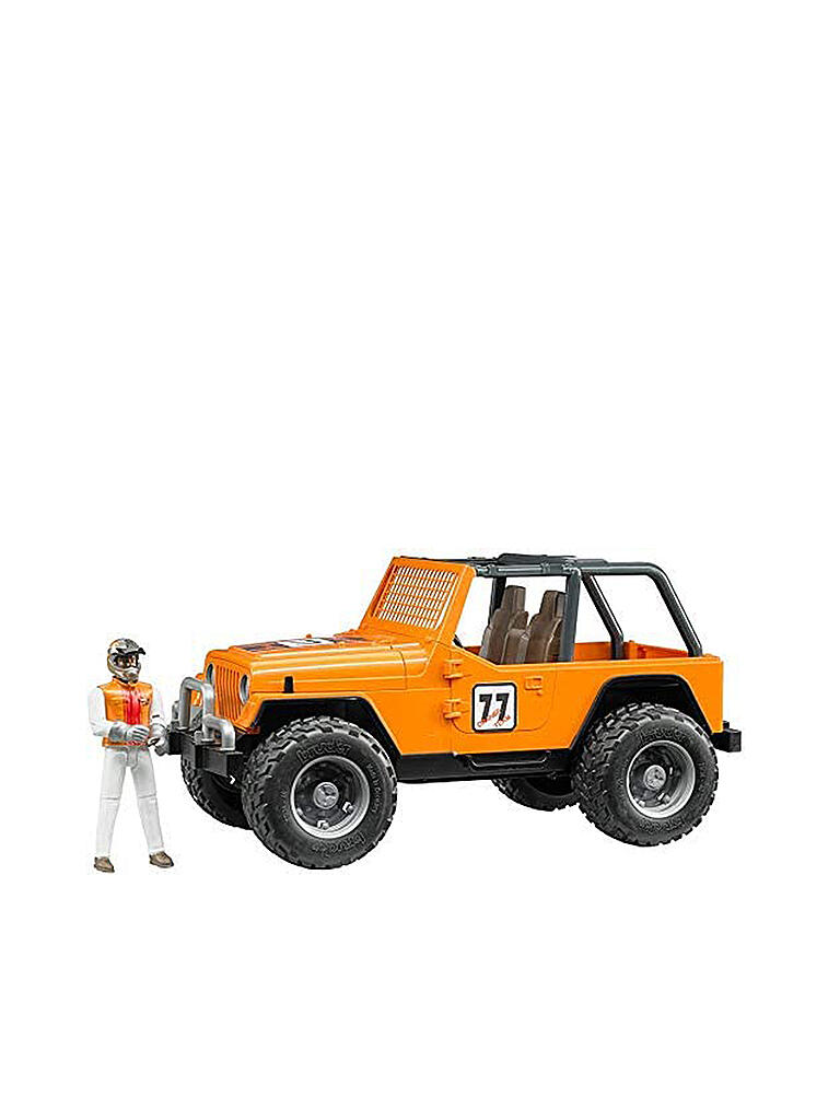 BRUDER | Jeep Cross Country Racer orange mit Rennfahrer 02542 | orange