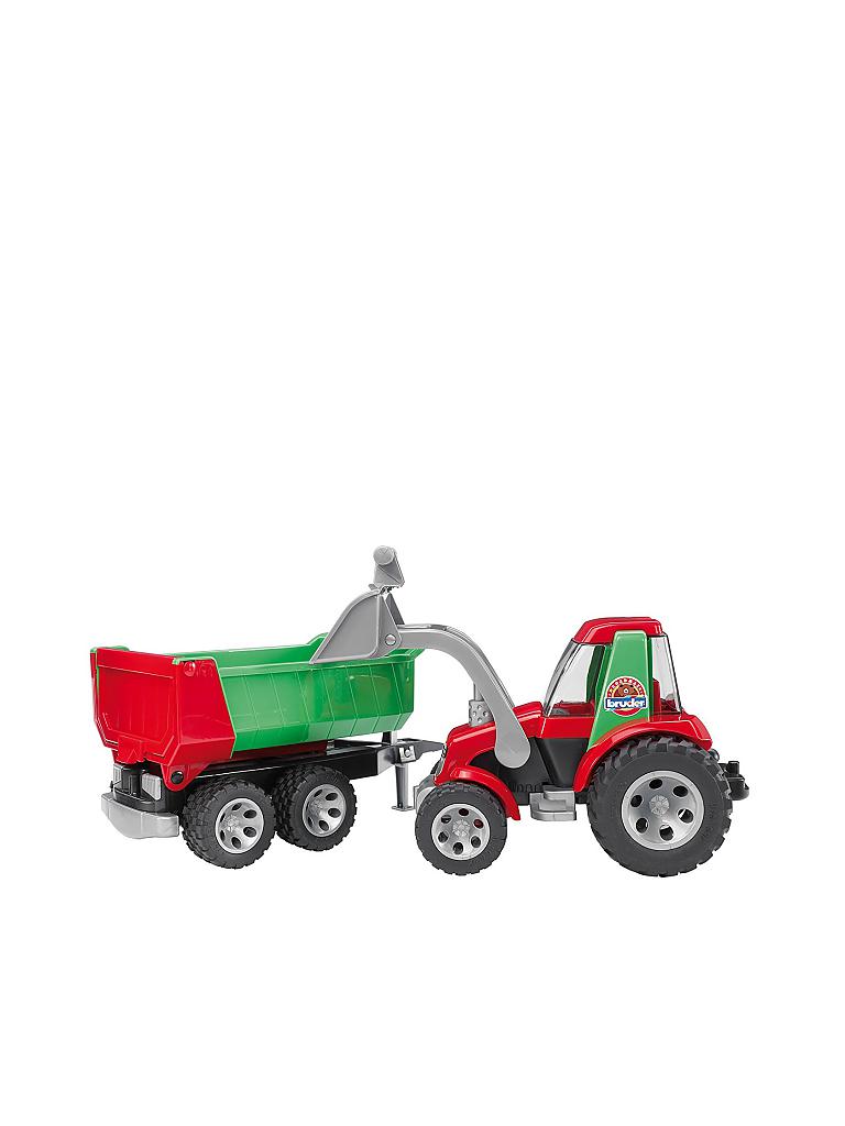 BRUDER | Roadmax Traktor mit Frontlader und Kippanhänger | keine Farbe