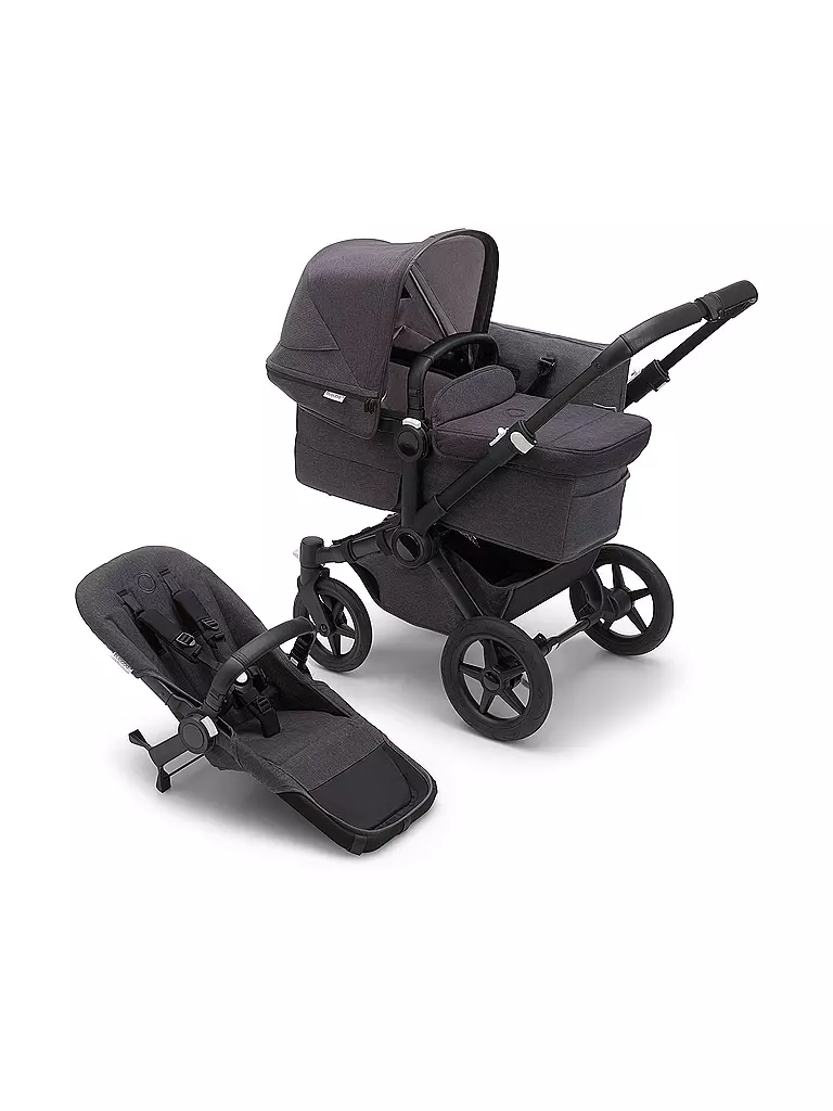 BUGABOO | Donkey 5 Mineral Mono Kinderwagen Set Komplett Schwarz / Schwarz | schwarz