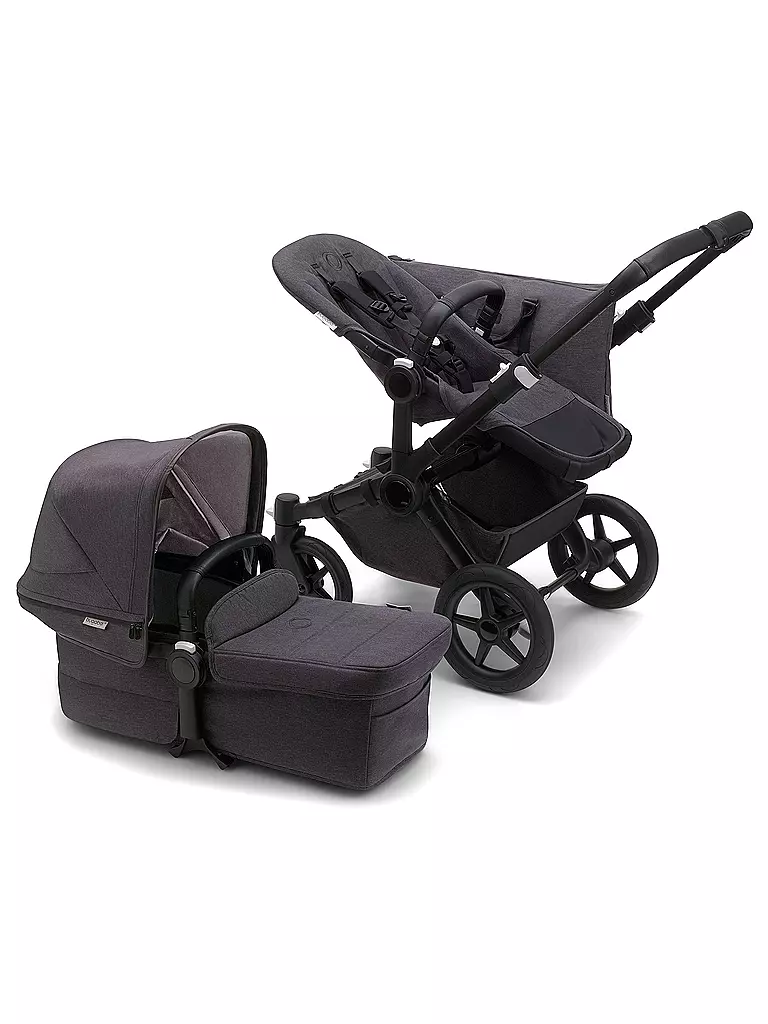 BUGABOO | Donkey 5 Mineral Mono Kinderwagen Set Komplett Schwarz / Schwarz | schwarz