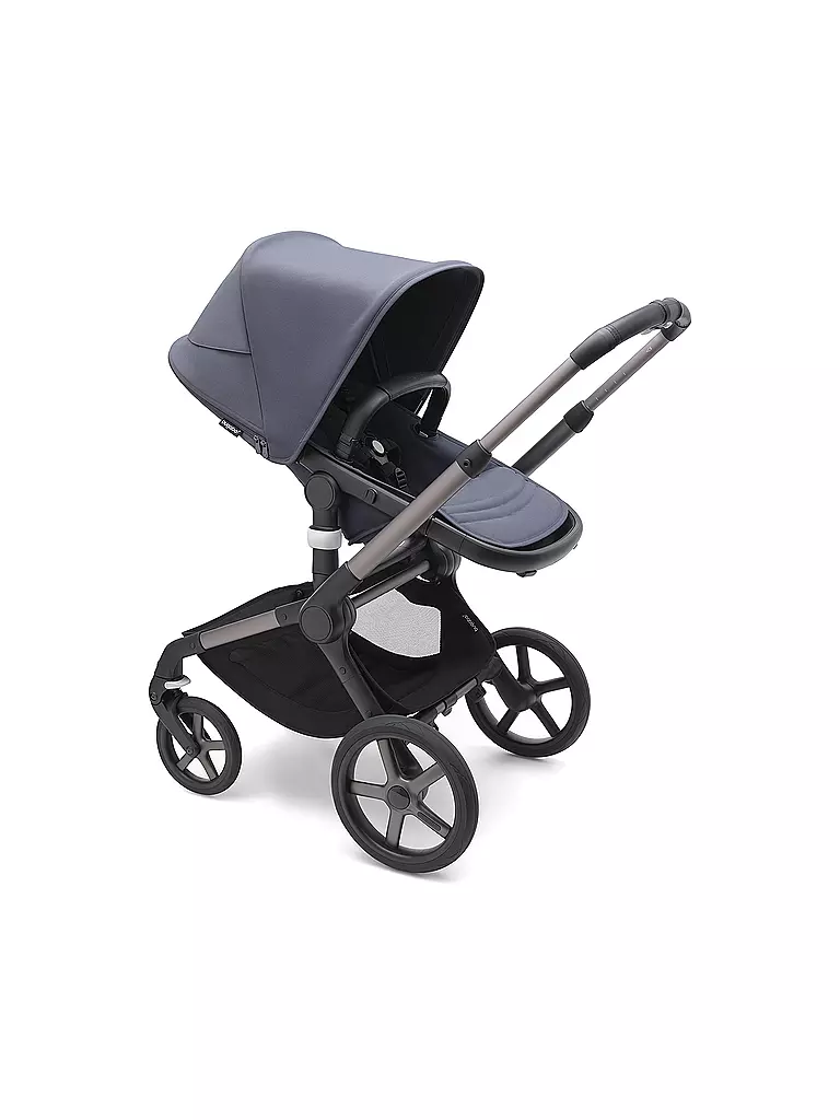 BUGABOO | Kinderwagen FOX 5 Komplett Set Graphit / Sturmblau | dunkelblau