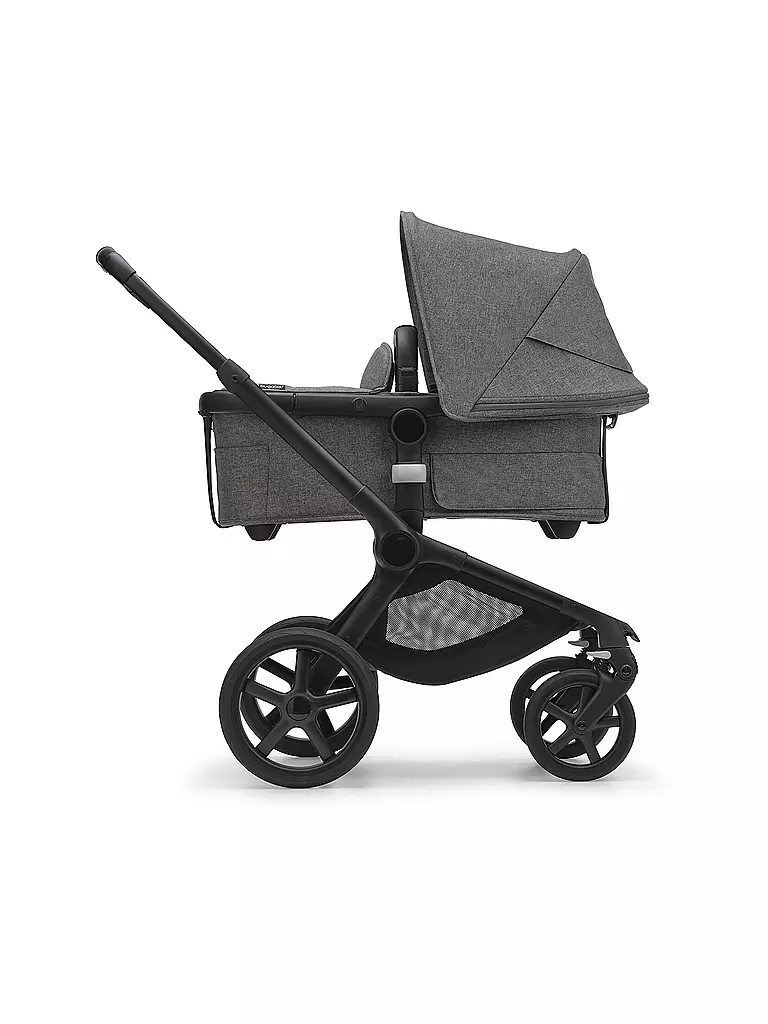 BUGABOO | Kinderwagen FOX 5 Komplett Set Schwarz / Grau Melange | grau