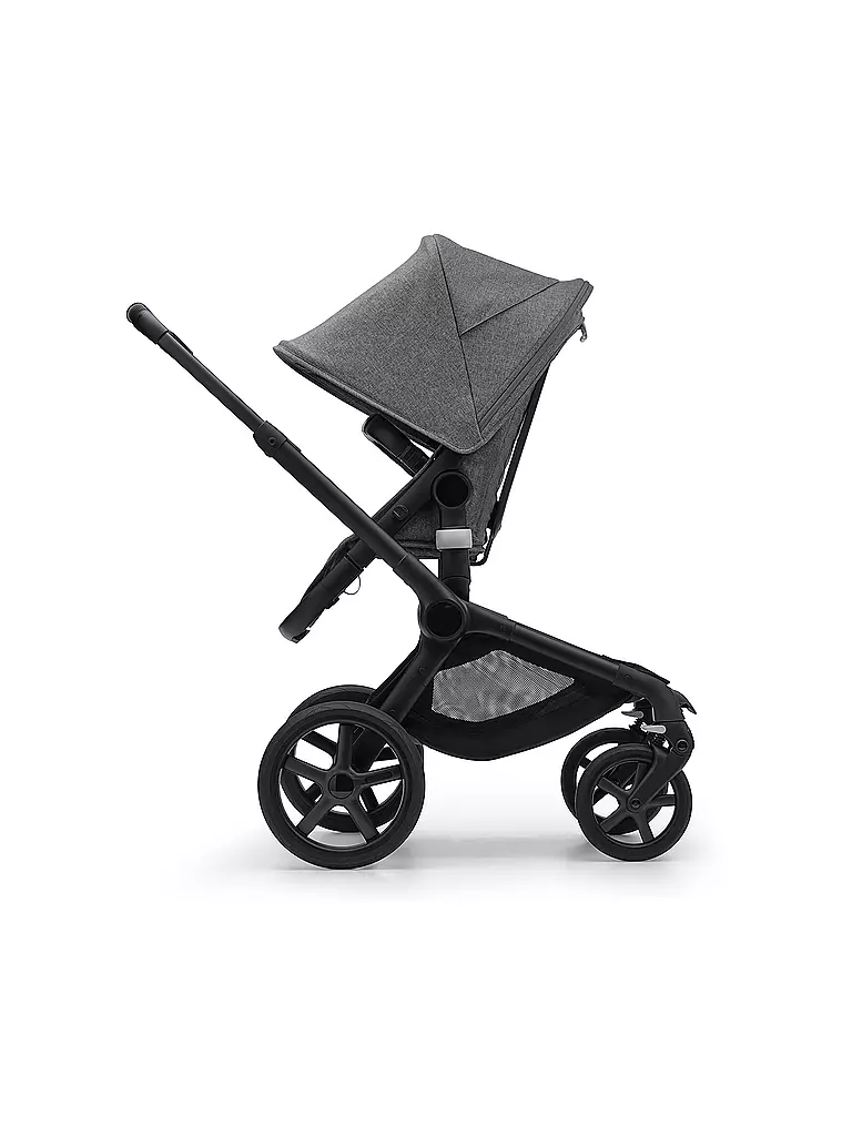 BUGABOO | Kinderwagen FOX 5 Komplett Set Schwarz / Grau Melange | grau