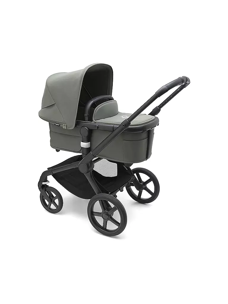 BUGABOO | Kinderwagen FOX 5 Komplett Set Schwarz / Gruen | dunkelgrün