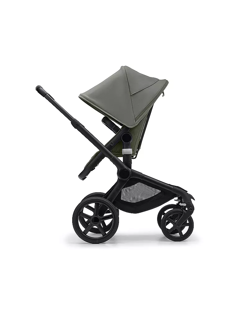 BUGABOO | Kinderwagen FOX 5 Komplett Set Schwarz / Gruen | dunkelgrün