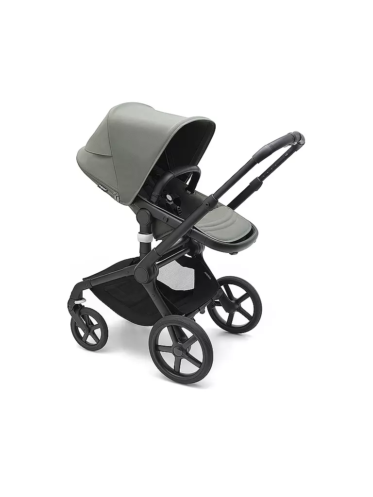 BUGABOO | Kinderwagen FOX 5 Komplett Set Schwarz / Gruen | dunkelgrün