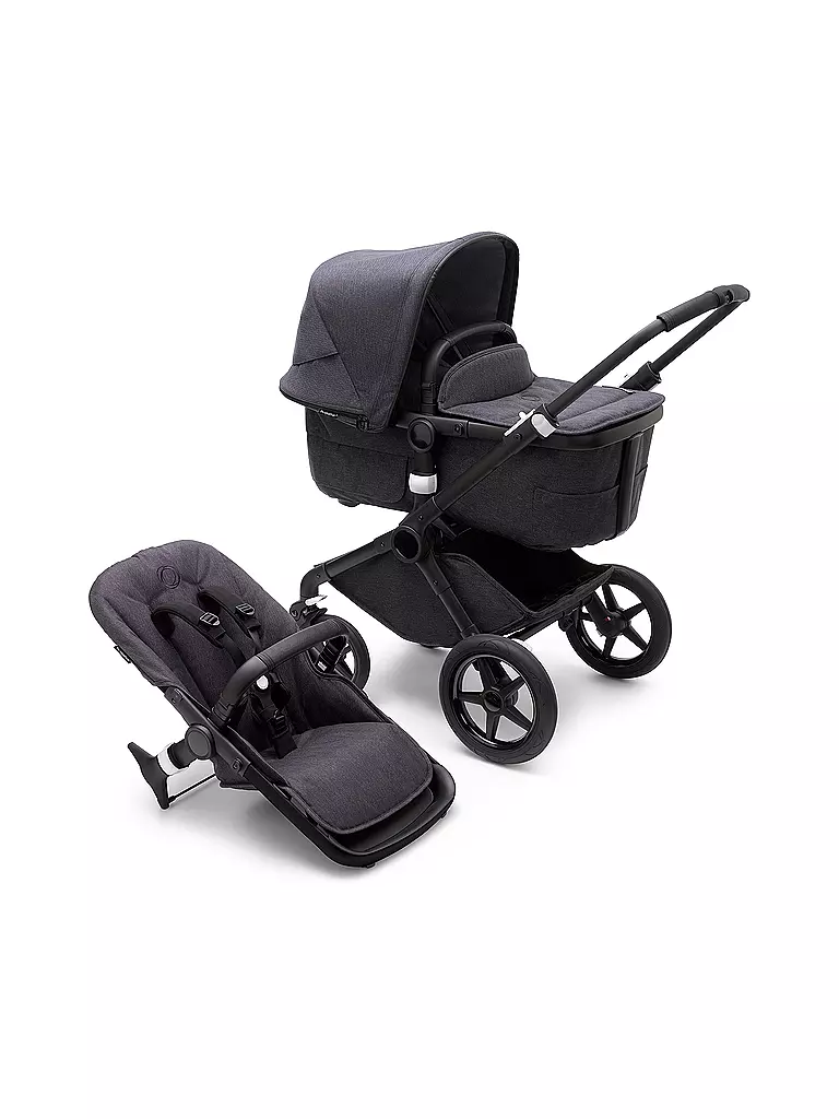 BUGABOO | Kombikinderwagen Fox3 Mineral Komplett Set Schwarz / Schwarz | schwarz